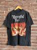 1999 Винтажная футболка Mercyful Fate 9 90-е Метал-группа Смерть Редкая Унисекс Футболка