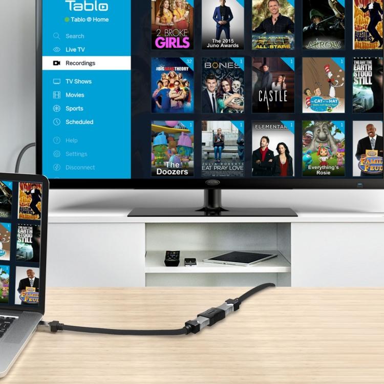Адаптер HDMI 19-контактный женский на HDMI 19-контактный женский(черный)