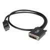 Câble DisplayPort M Vers DVI M 2m - C2G - Noir - Blindé