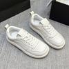 Platform White Shoes Women's Summer New Trend Versatile Mesh Breathable Casual Board Shoes Lace-up Sports Women's Shoes