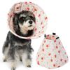 Pet Recovery Collar Cats Dogs Anti-Lick Bite Protection Elizabethan Cone Floral White PP Material S Size British
