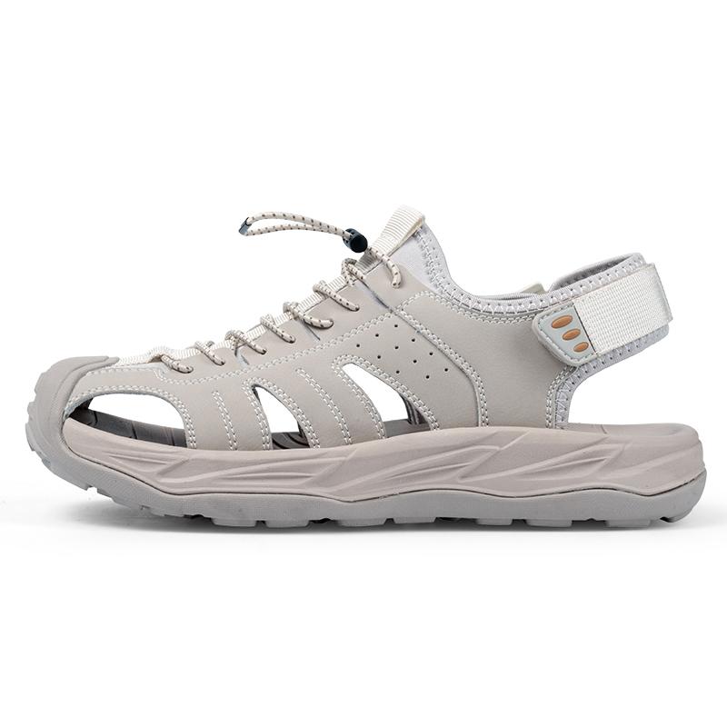 Летние мужские сандалии ручной работы из дышащей сетки, повседневная обувь