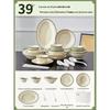elegant time 39-piece set with soup bowl