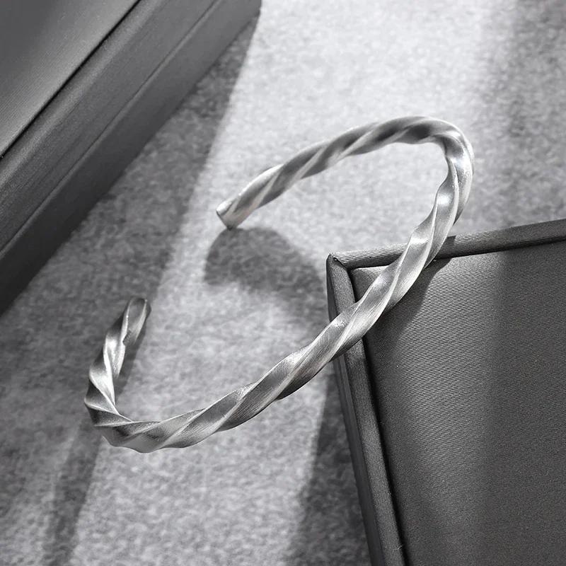 Модный регулируемый браслет-манжета с крыльями и перьями для мужчин, модный открытый дизайн, счастливое ювелирное изделие, подарок