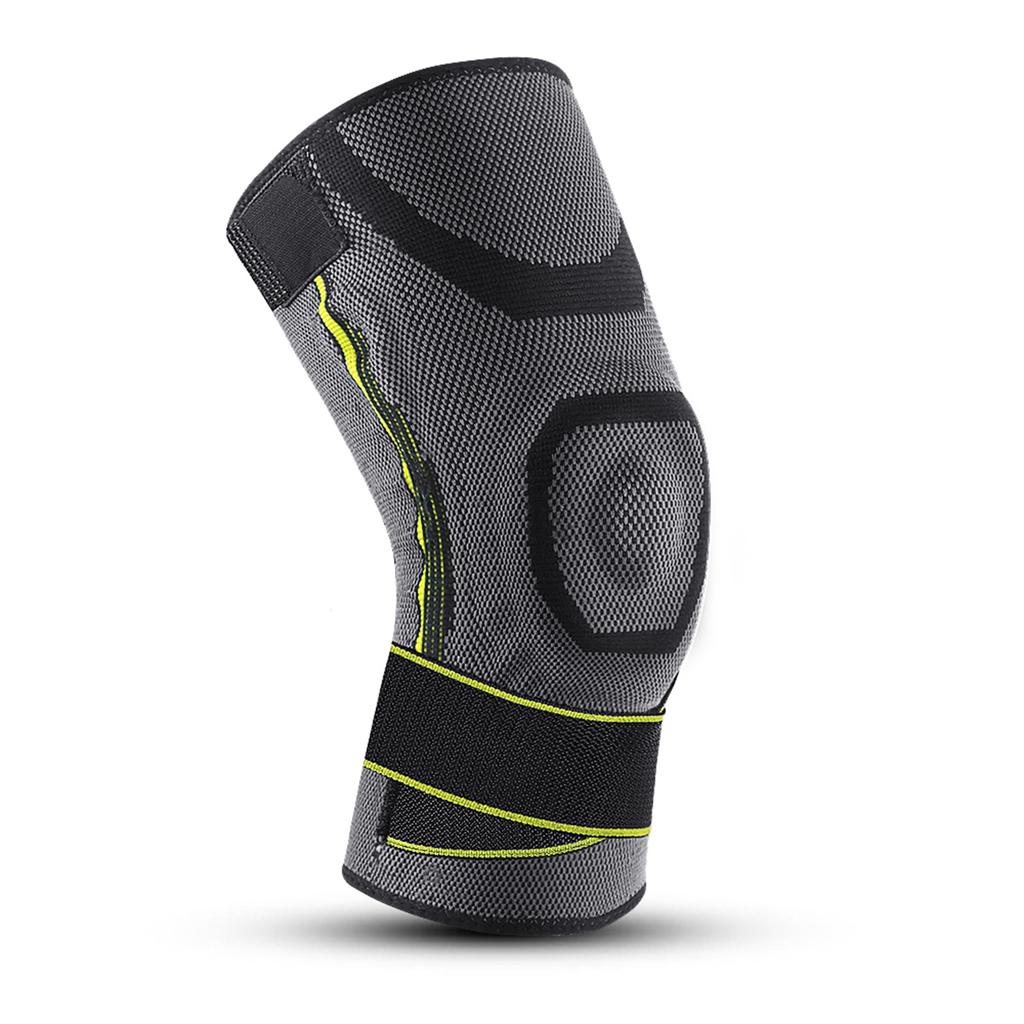 1PCS Kneepads Knee Support Protector with Silicone Design and Flexible Elastic Fitness Soft Breathable for Outdoor Activities Hiking Climbing Running