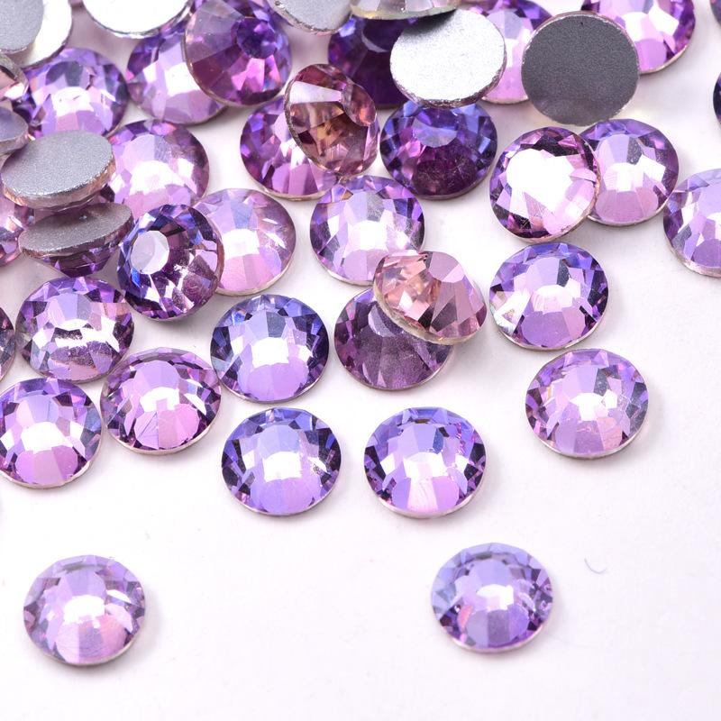Pujiang Yantuo 14400 Bulk Glass Machine Crystal AB Flat Back Rhinestones Non Hotfix Rhinestone Cutting 1 Bag Lead Free