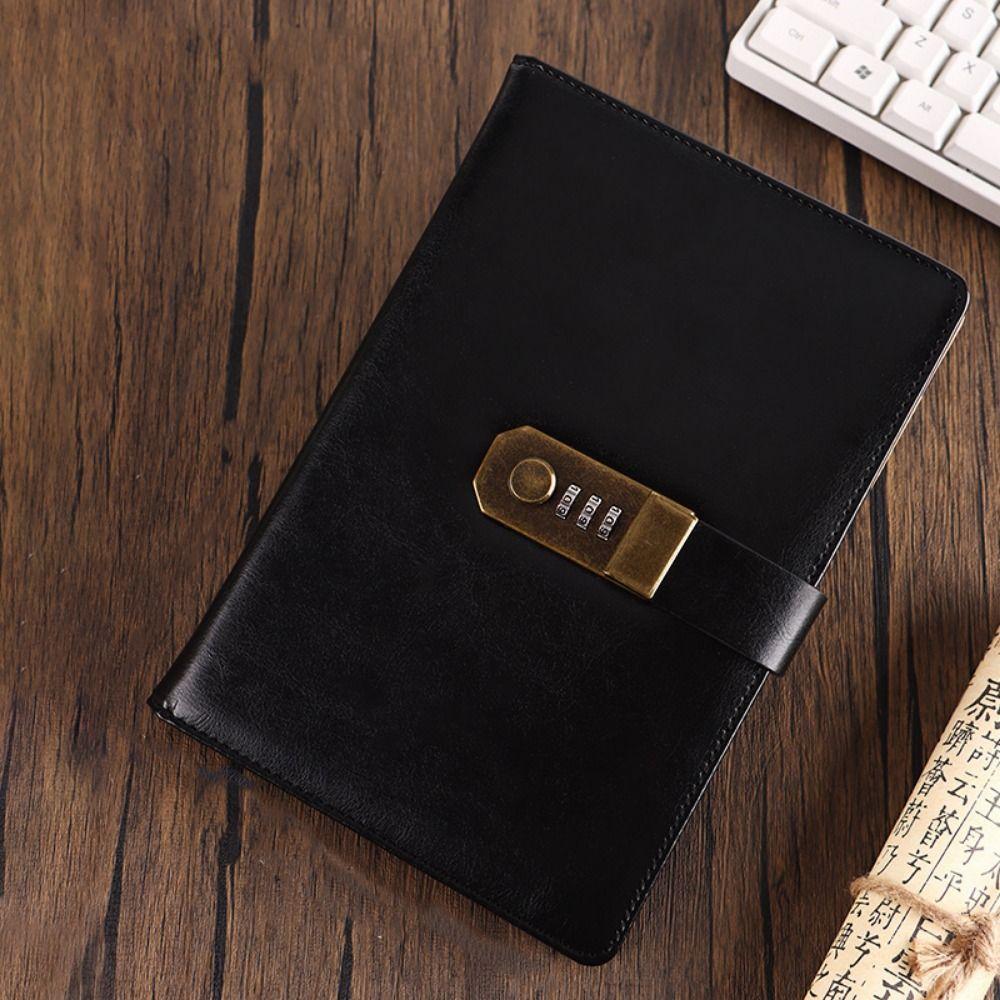 Утолщенный блокнот с паролем на 200 страниц, дневник, ретро-блокнот для студентов, дневник для письма