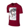 Character Print Crew Neck Pullover Short Sleeve T-Shirt Men T-Shirts Red 810790-687