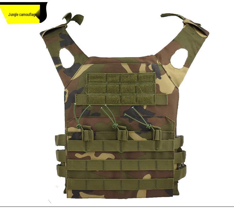 Lightweight JPC Tactical Camouflage Vest - Multifunctional Outdoor Combat Gear