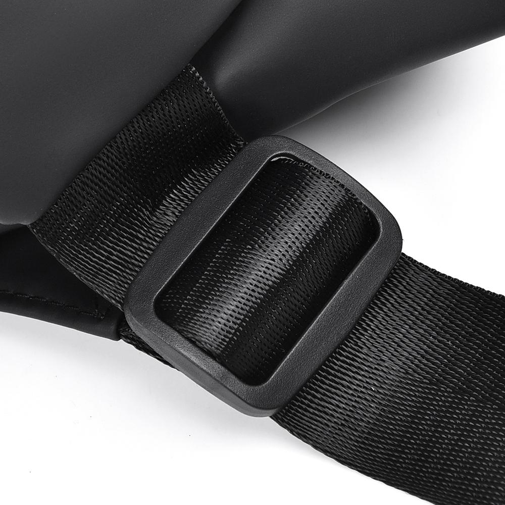 Однотонная мужская плечевая сумка большой вместимости, спортивная сумка через плечо для улицы