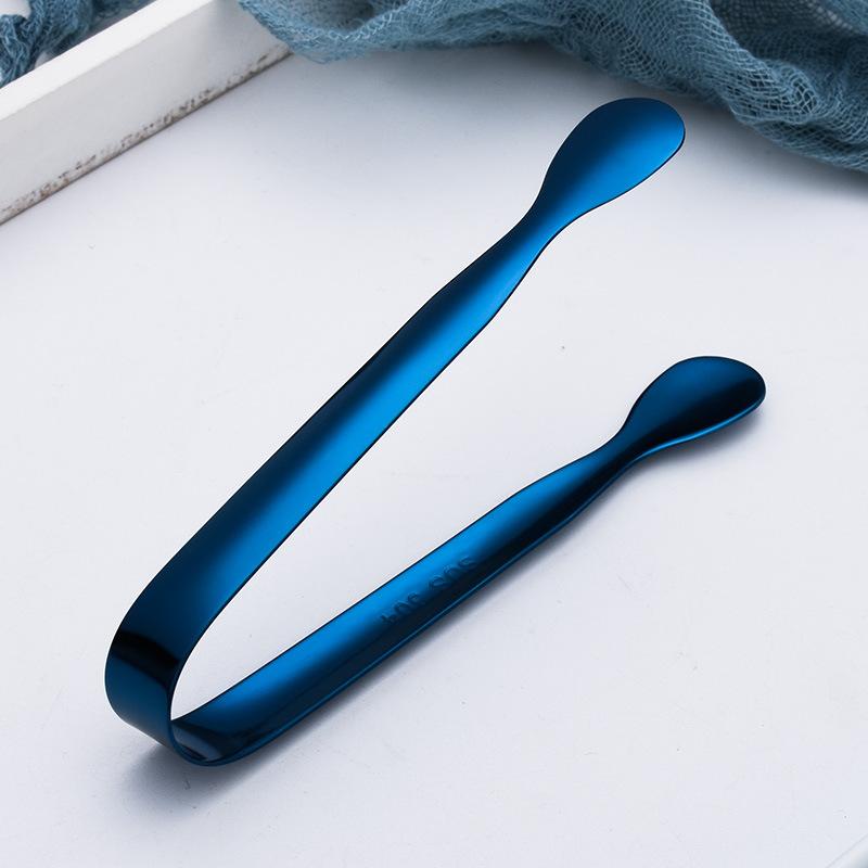 304 Stainless Steel Serving Tongs Appetizer Tongs Mini Tongs for Ice Cube Cheese Dessert Sugar Ice Tongs