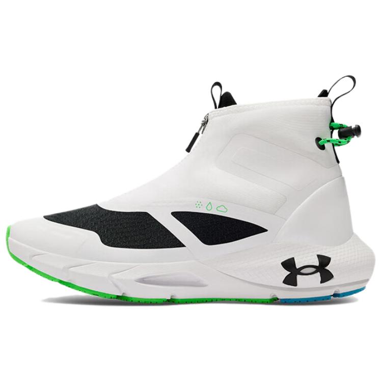 Under Armour HOVR Phantom 24/7 Comfortable Versatile Durable High-Top Lifestyle Casual Shoes Women Sneaker White 6007075-100