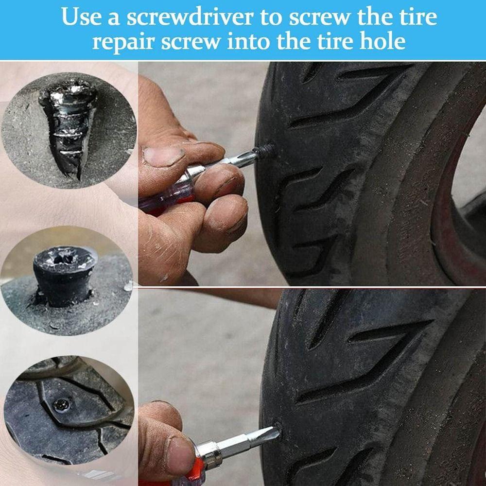 10/20Pcs Self-Service Tool Car Tyre Repair Nail Vacuum Tire Repair Rubber Nail Universal Tire