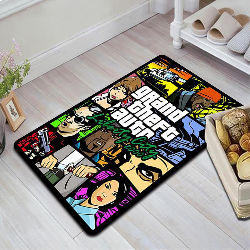 Коврик GTA для гостиной или спальни Мягкий и удобный ковер Подарок на день рождения и праздник.MFF0918544