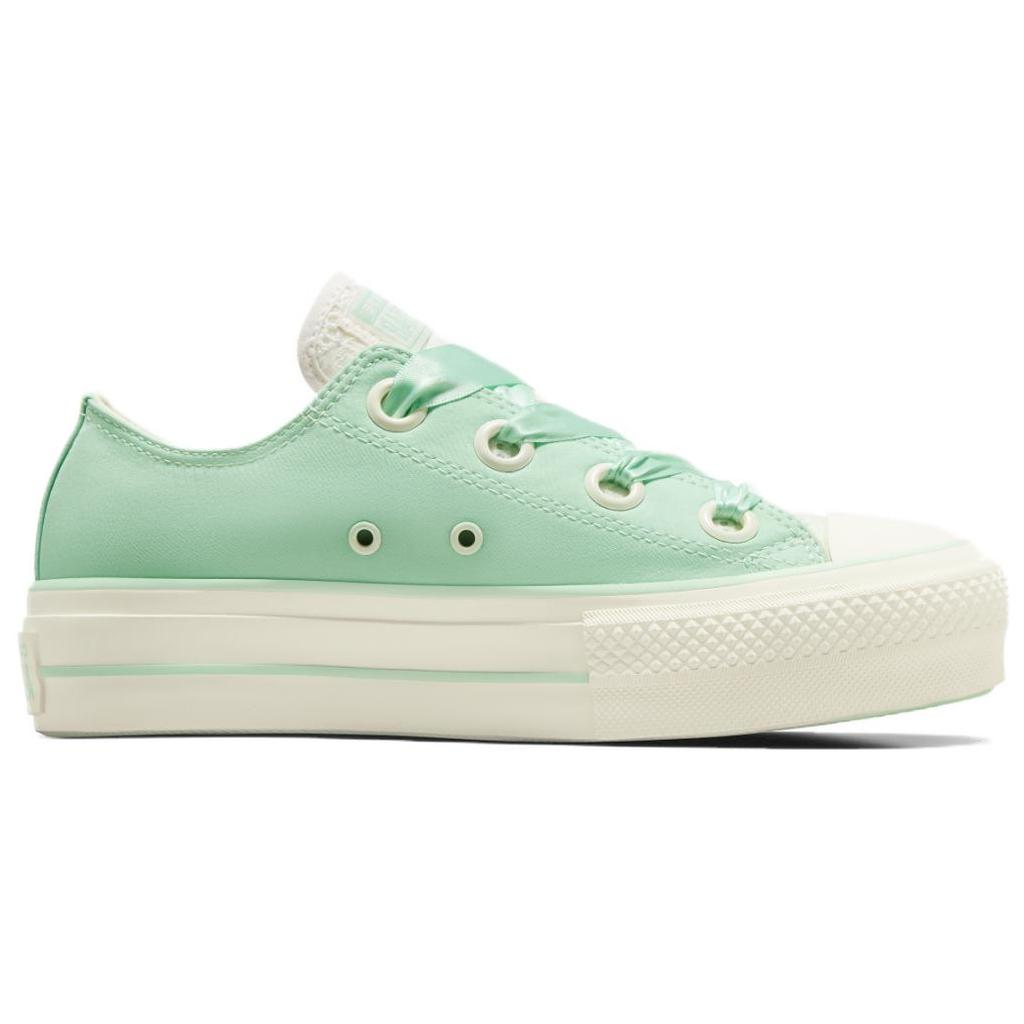 Converse All Star Lift Прочные Дышащие Низкие Кеды для Скейтбординга Женские кроссовки Зеленые A10300C