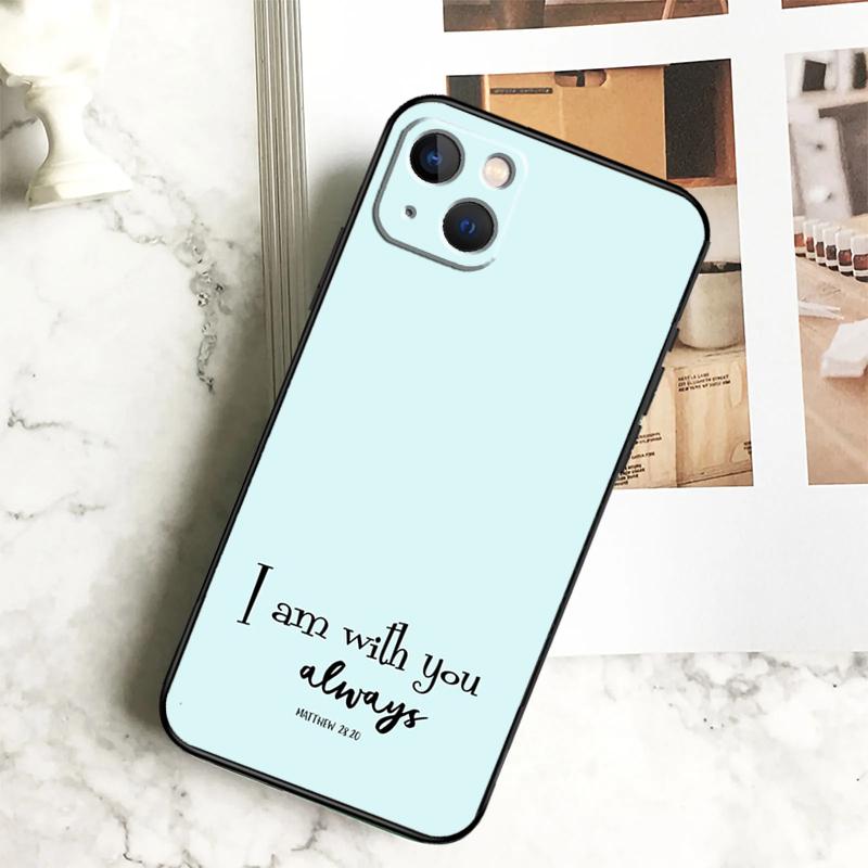 Чехол для телефона с библейским стихом для iPhone 17 16 15 14 12 11 13 Pro Max Plus 12 13 Mini 16e 17 Air Cover Coque