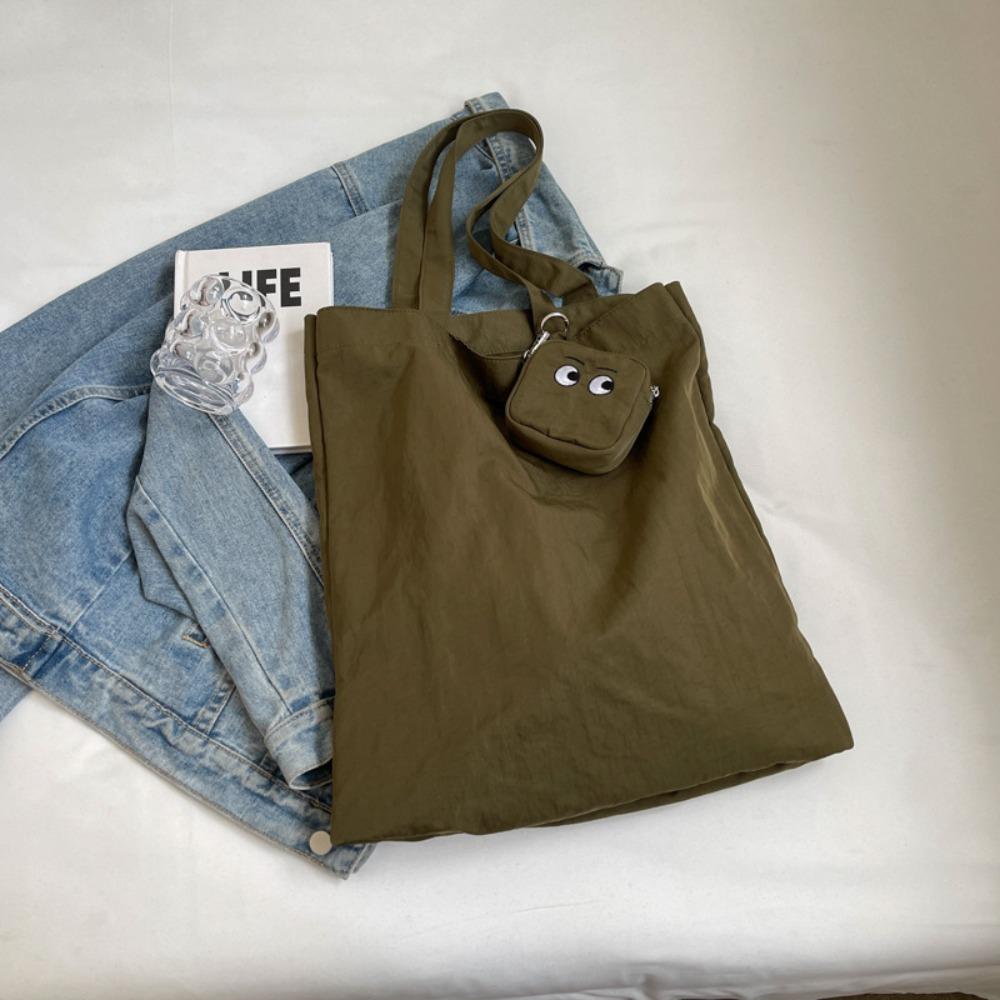 Кошелек для монет «Большой глаз», Складная сумка через плечо, Сумка для покупок, Красочная сумочка, Студенты