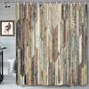 Деревянная Шторка для Душа в Рустикальном Стиле для Ванной Комнаты, Шторка для Ванной из Старой Деревянной Доски, Дерево Амбара, Кантри, Фермерский Дом, Водонепроницаемая Ткань, Набор Аксессуаров для Ванной