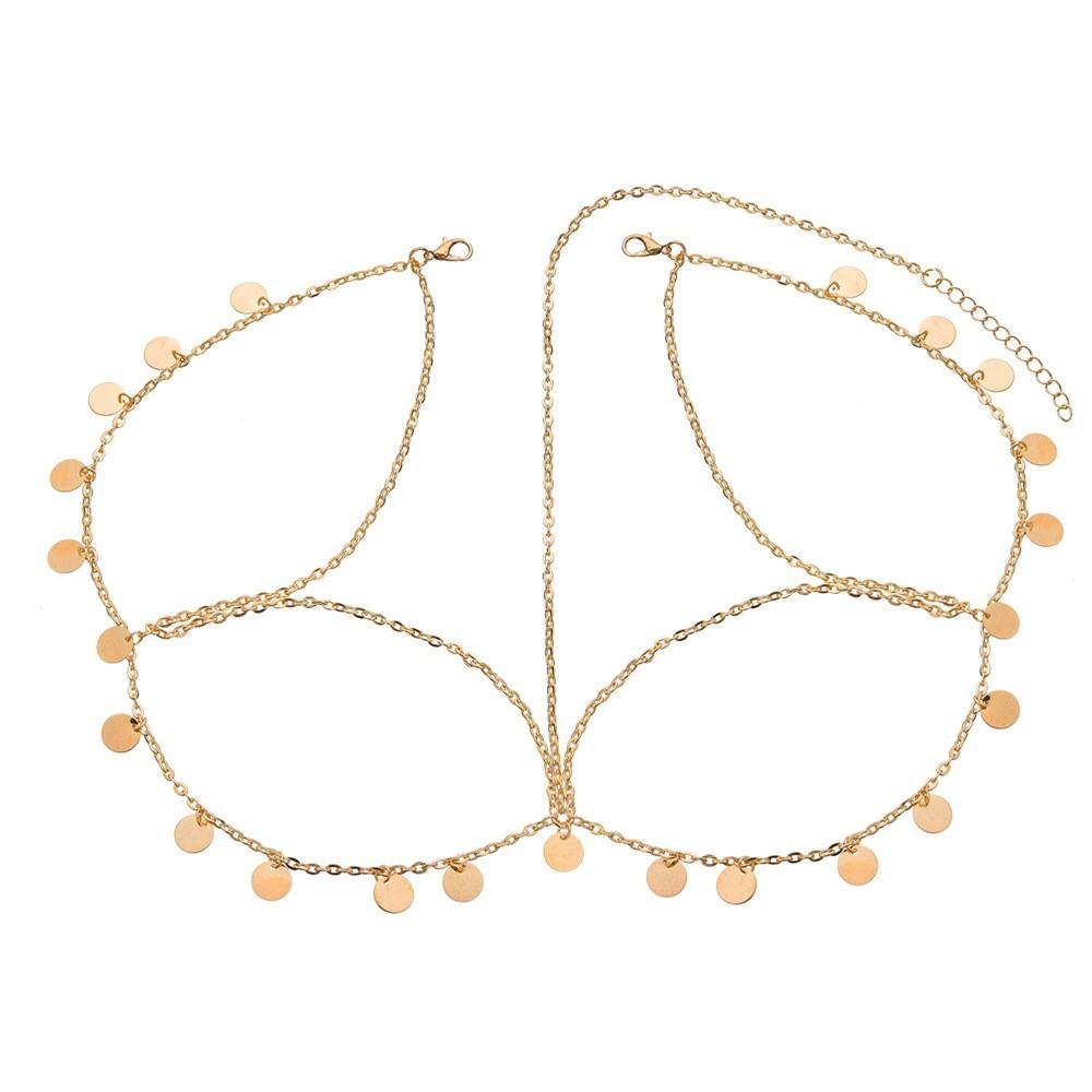 Fashionable Gold Headpiece With Rotundity Shape And Tassel For Women Events