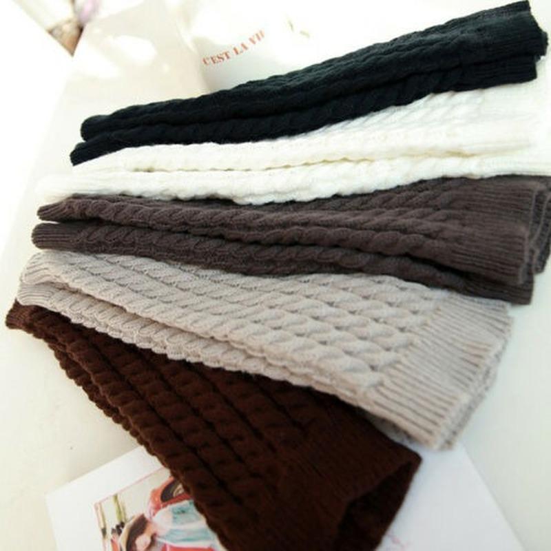 Женские вязаные носки, чулки выше колена, гетры, длинные сапоги