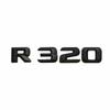 2017 Flat Font Glossy Black Letters For R320 R400 Top ABS Emblem for R Class Car Trunk Nameplate Sticker