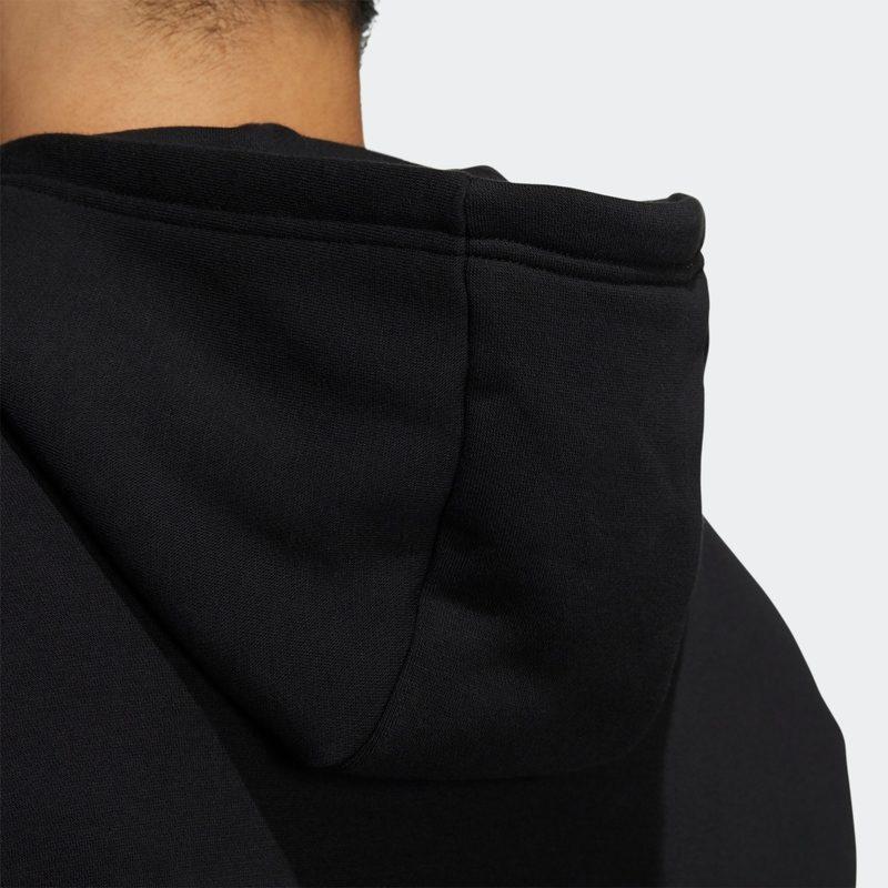 Adidas Sweatshirts Men's Black Hooded Moderate Regular HG1850