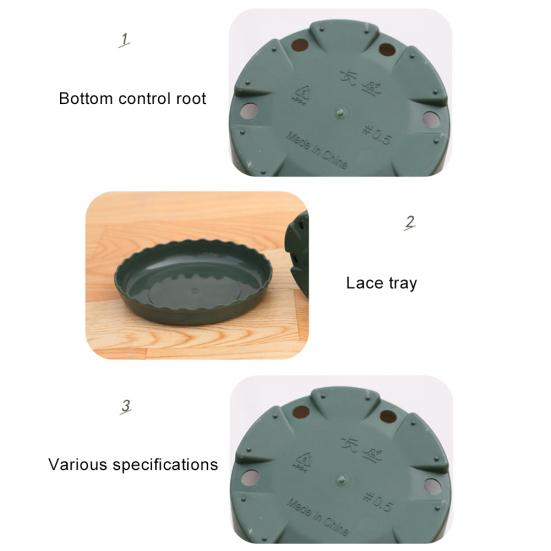 Пластиковый галлонный цветочный горшок, корзина для цветов, детский горшок, украшение для балкона