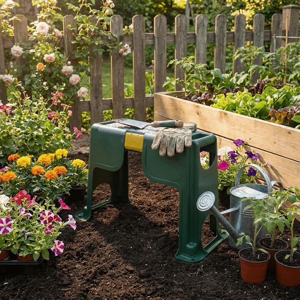 Portable Gardening Stool Foldable Kneeling Bench Professional Kneeling Stool Gardening Jobs