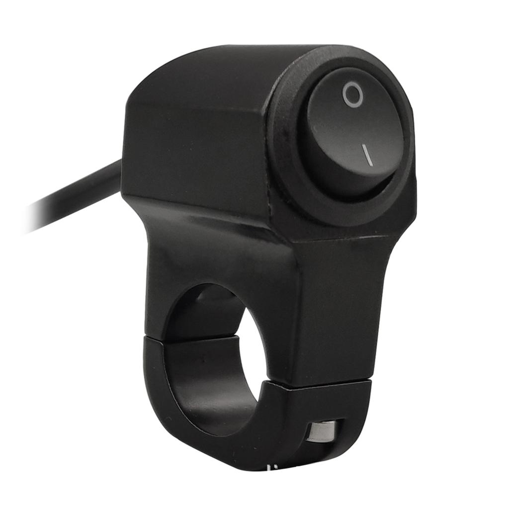 Модернизированный 7/8-дюймовый переключатель на руль мотоцикла, универсальное крепление, переключатель включения/выключения светодиодной фары с кнопкой, прочный