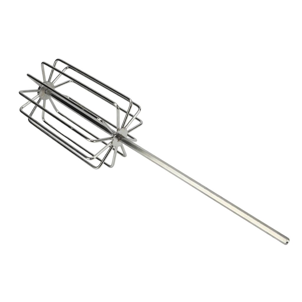 Смеситель для прикормки Прочный рыболовный инструмент из нержавеющей стали с 11 лезвиями Венчик для смешивания Аксессуары