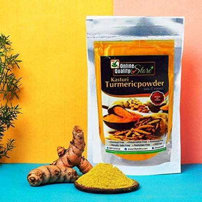 Онлайн-магазин качества Органический порошок Кастури Халди -600 г| Curcuma Aromatica | Порошок куркумы Кастури для красоты лица, осветления и сияния кожи, Fa