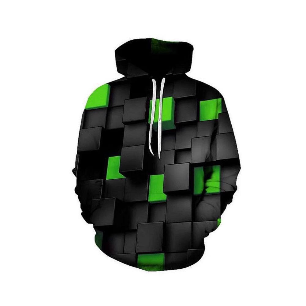 3D Digital Printed Milk Hoodie with Cap Hoodie for Men's Sports Hoodie