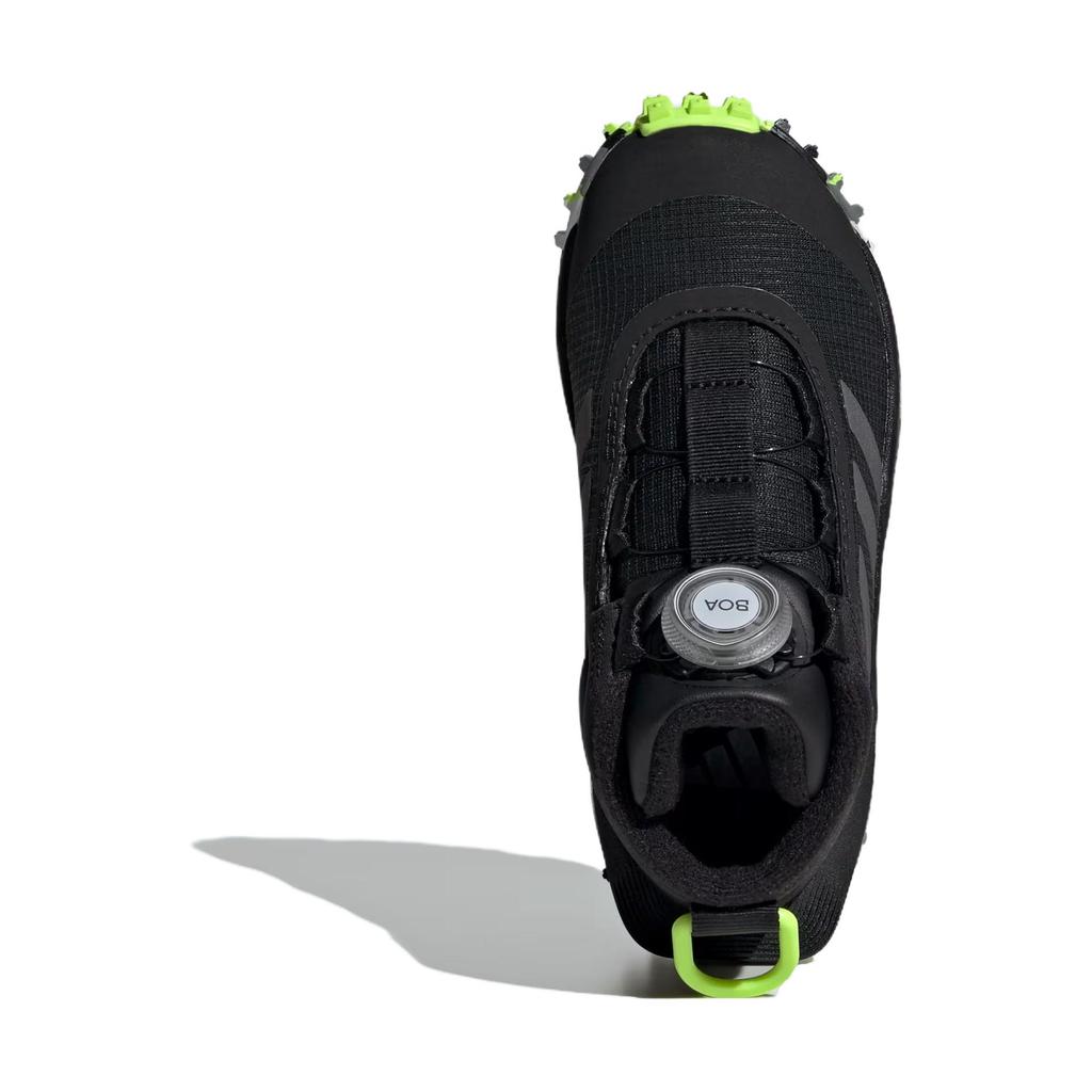 Adidas Fortatrail Удобные Универсальные Нескользящие Прочные Полувысокие Детские Кроссовки для Бега Детские Кроссовки Черные IF9259