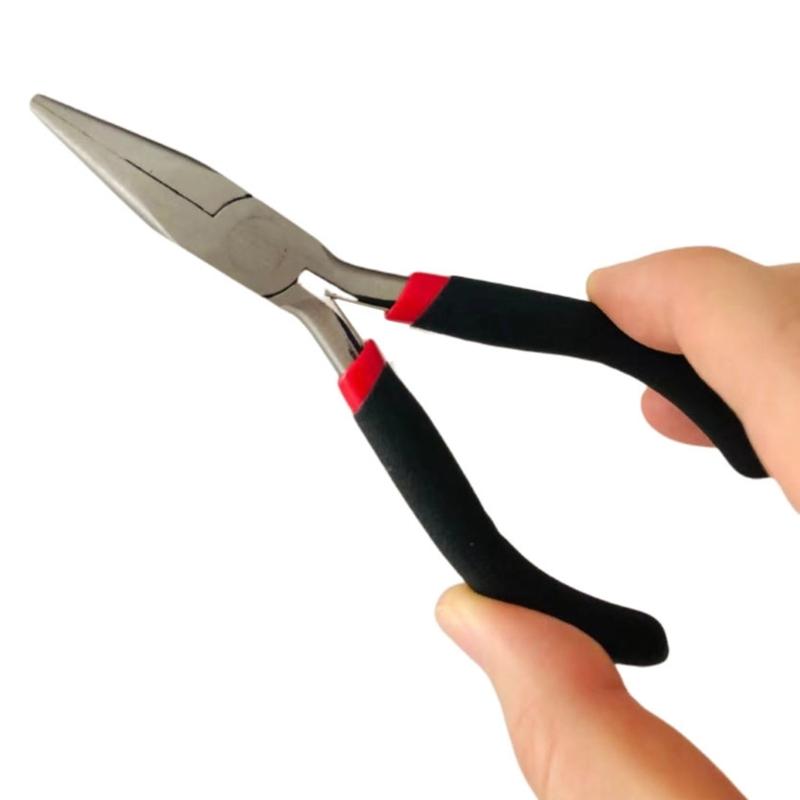 Essential Tools for Jewelry Making Nylon Nose Pliers Needle/Flat/Bent Nose Pliers Versatile Bail Making Pliers Ornament
