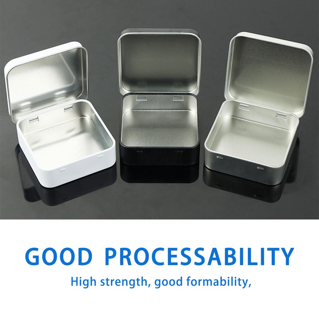 Милые крошечные футляры для хранения, герметичный дизайн, мини-металлическая банка, практичные коробки, контейнеры для ювелирных изделий, конфет, головных уборов, презервативов, всякой всячины