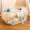 Large Capacity Kids Toy Storage Bin Mesh Household Storage Bag Laundry Sorting Basket  Indoor Use