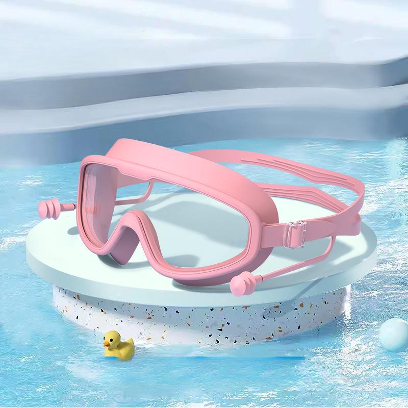 Высококачественные водонепроницаемые и незапотевающие плавательные очки, плавательные очки с большой оправой, водонепроницаемые и незапотевающие плавательные очки