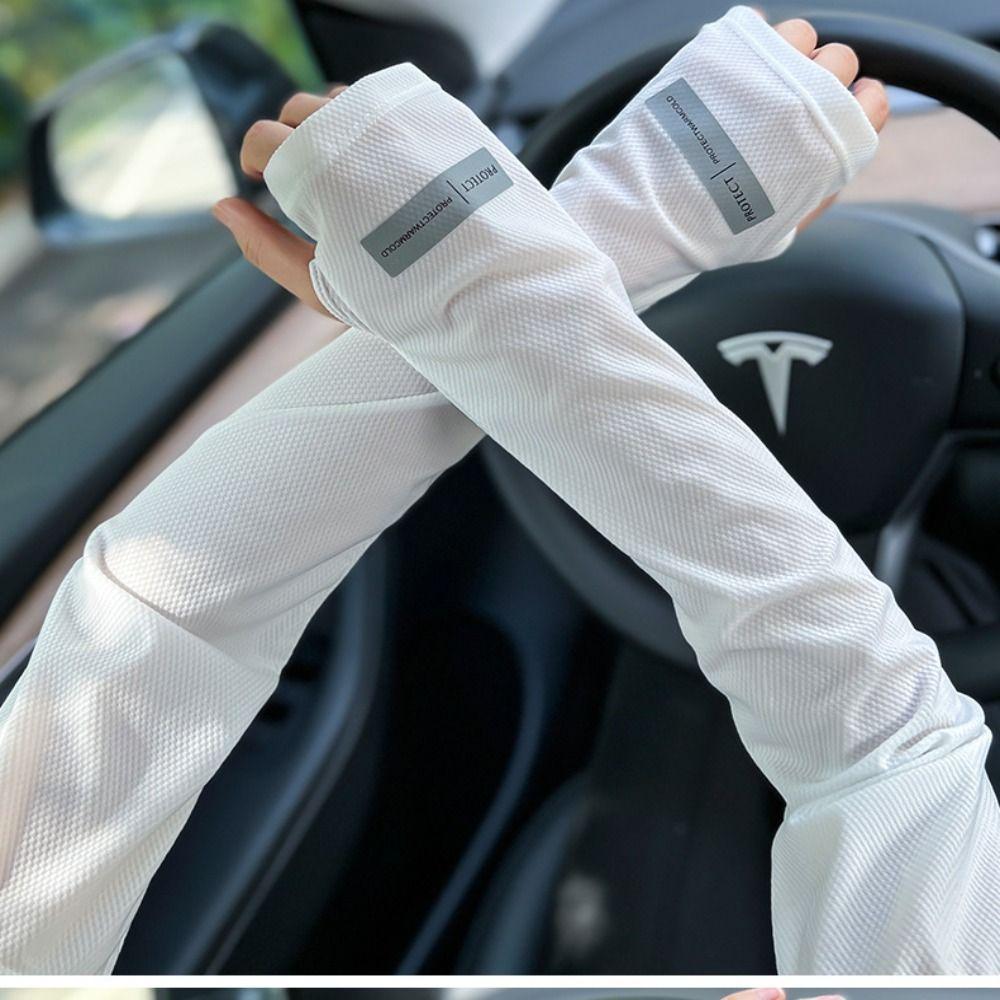 Thin Ice Sleeved Breathable Loose Hand Sleeves Loose UV Resistant Sleeves  Driving
