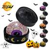 Portable Sensory Toys for Classroom Halloween Bun Squeeze Toy with Steamer, Fidget Stress Ball, Spooky Ghost Holiday Party Supplies Trick or