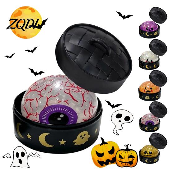 Portable Sensory Toys for Classroom Halloween Bun Squeeze Toy with Steamer, Fidget Stress Ball, Spooky Ghost Holiday Party Supplies Trick or