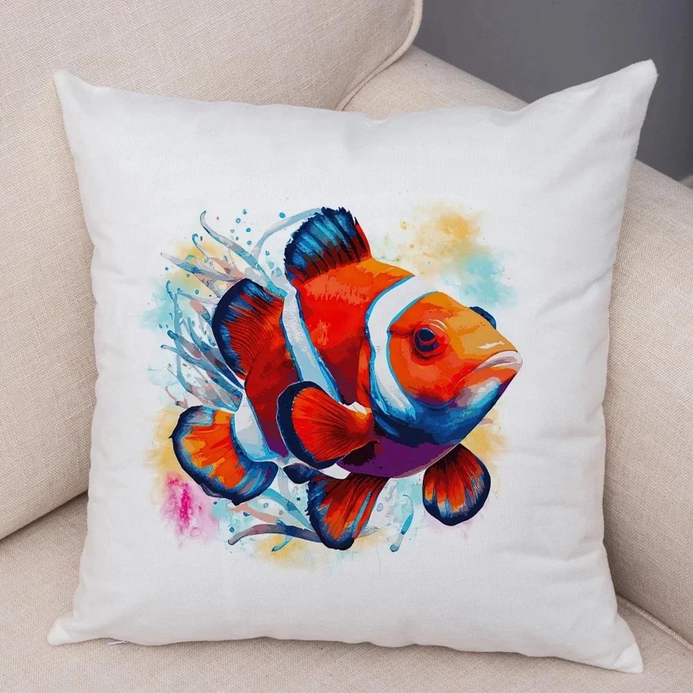 Cartoon Cat Dog Lion Panda Bird Cushion Cover Decor Cute Animal Pillow Case Peach Skin Soft Pillowcase For Children Room Home