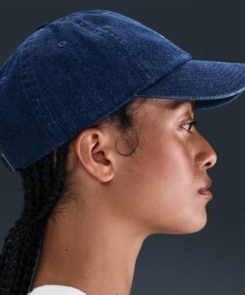 Nike Свободная джинсовая кепка - Колледж-синий:Белый / Hf0383-419