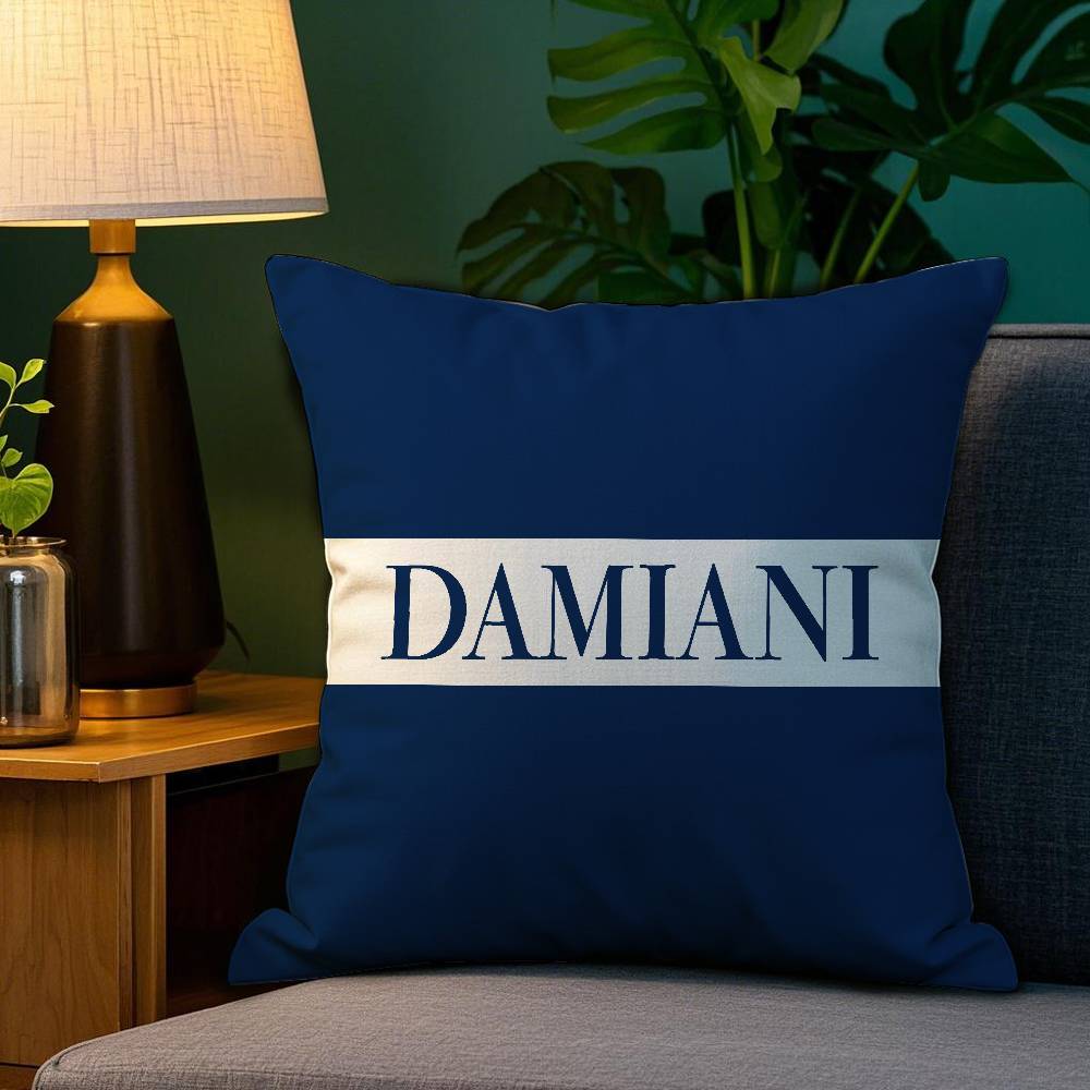 Итальянский Великолепный Наволочка D-Damiani Плюшевая Ткань Мягкий Двусторонняя Печать Наволочка для Подушки Дивана Наволочки для Декоративных Подушек