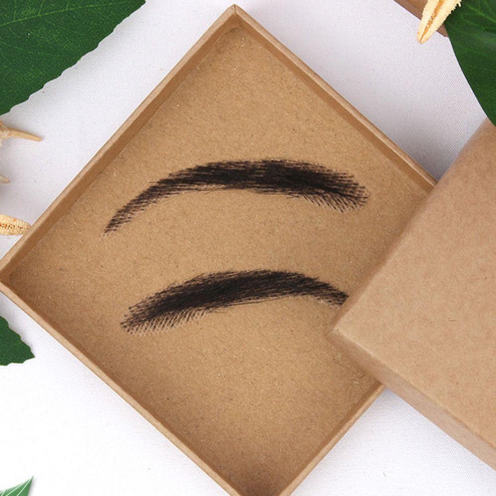 Women Synthetic Hand Made Eyebrows Wave Style Eyebows Fake Eyebrows Artificial Weaving Eyebrow Wigs
