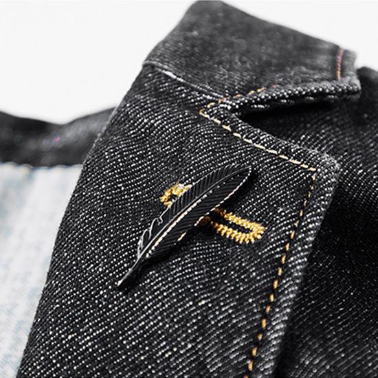 Весенне-осенний модный мужской большой повседневный костюм с лацканами, облегающий мужской костюм, куртка, дышащее и прочное удобное пальто