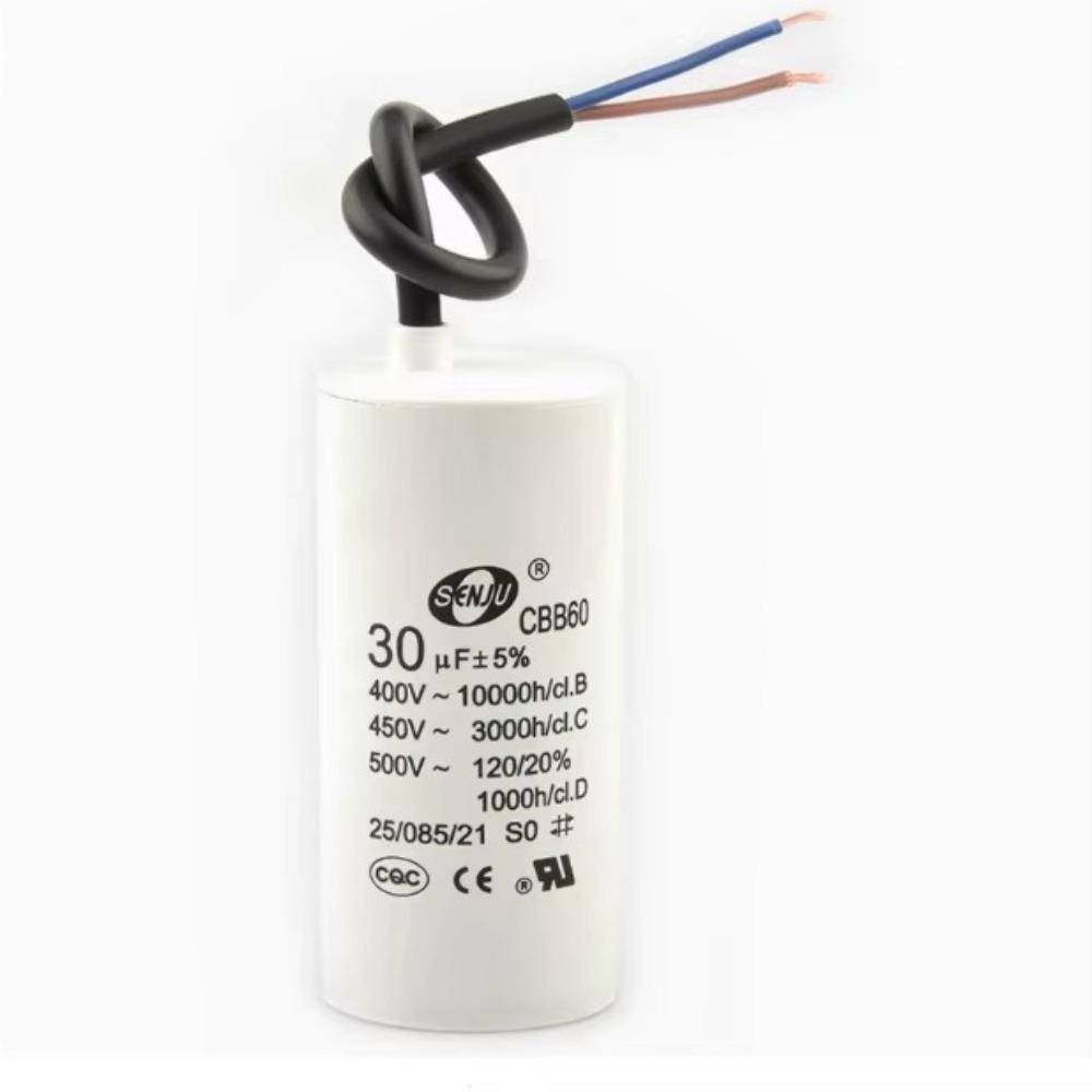 450V Motor Run Capacitor Round Water Pump Capacitor Reliable Washer Capacitor