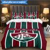 3PCS Champions Celebration Printed Soft Bedding Set,Including 1pc Duvet Cover And 2pcs Pillowcases Perfect for Bedroom, Dormitory, Fan gift