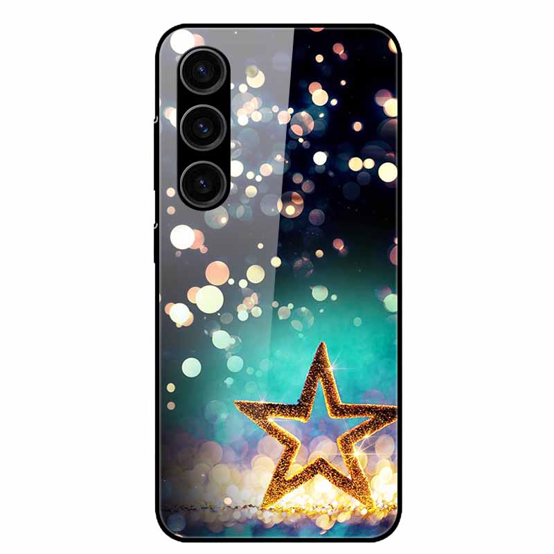 Чехол для Samsung Galaxy S25 Plus Закаленное Стекло Жесткая Защитная Крышка для Телефона для Samsung S25 Ultra 5G Задние Чехлы для GalaxyS25 S 25 S25Plus