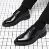 Men Business Dress Shoes Black Soft Leather Men Heighten Formal British Groom Shoes Casual Wedding Men Oxfords Suit Shoes