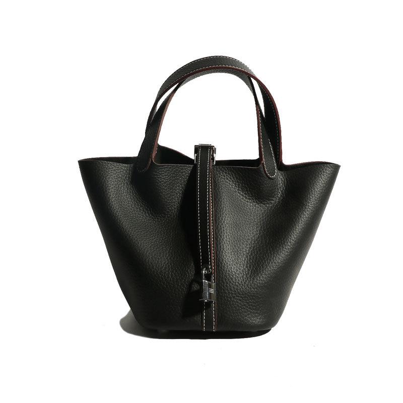 Женская сумка-корзина из коровьей кожи Togo осень/зима 2024 года - Niche Design